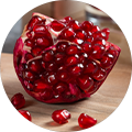 <strong>Pomegranate Extract (Clinically Studied):</strong> Shown to help support natural collagen preservation and reduce collagen breakdown from within.