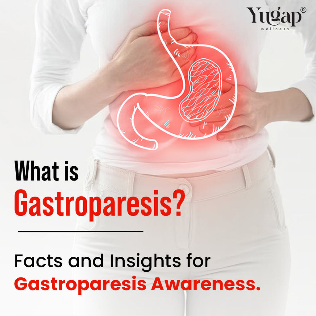 Gastroparesis awareness blog banner by Yugap Wellness