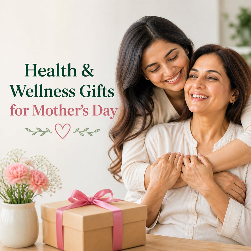 Mother and daughter celebrating Mother’s Day with health and wellness gifts