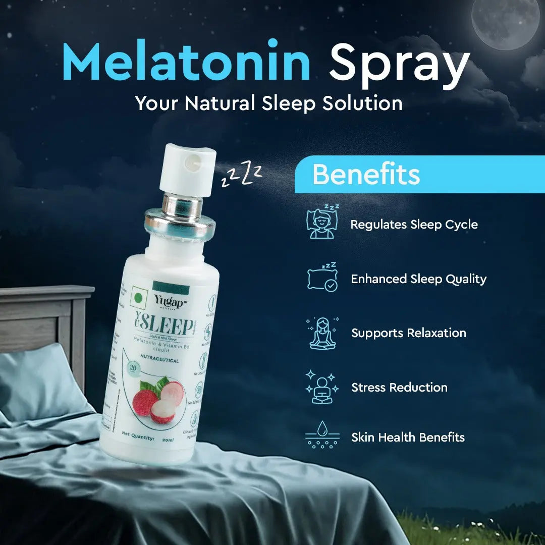 Ditch the Pills: Why Melatonin Spray is a Better Alternative for Sleep!