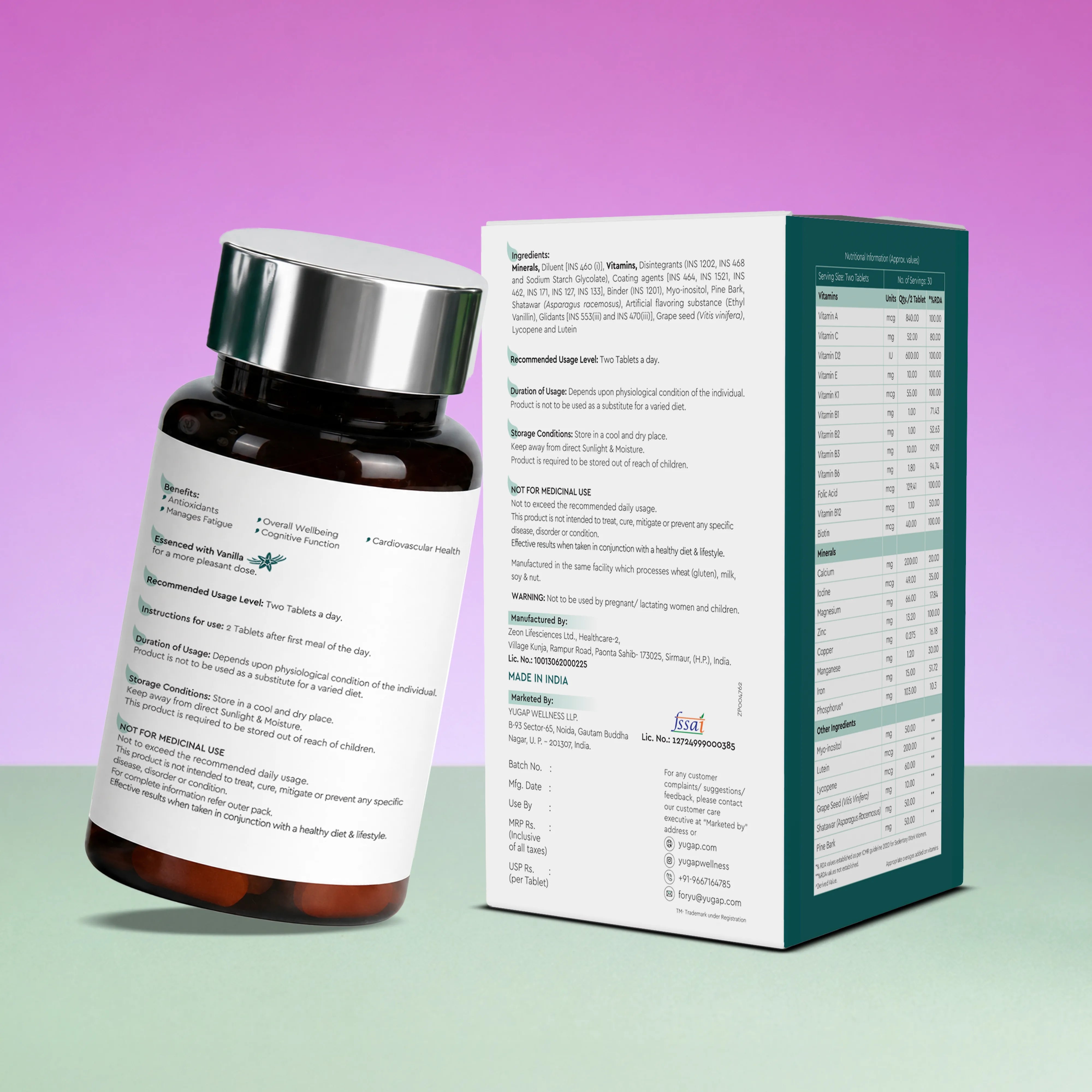 YuHer – Multivitamin for Women for Energy & Stamina