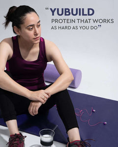 YuBuild | Whey Protein Blend with Collagen | Blueberry Flavour (350g) - YuGap Wellness