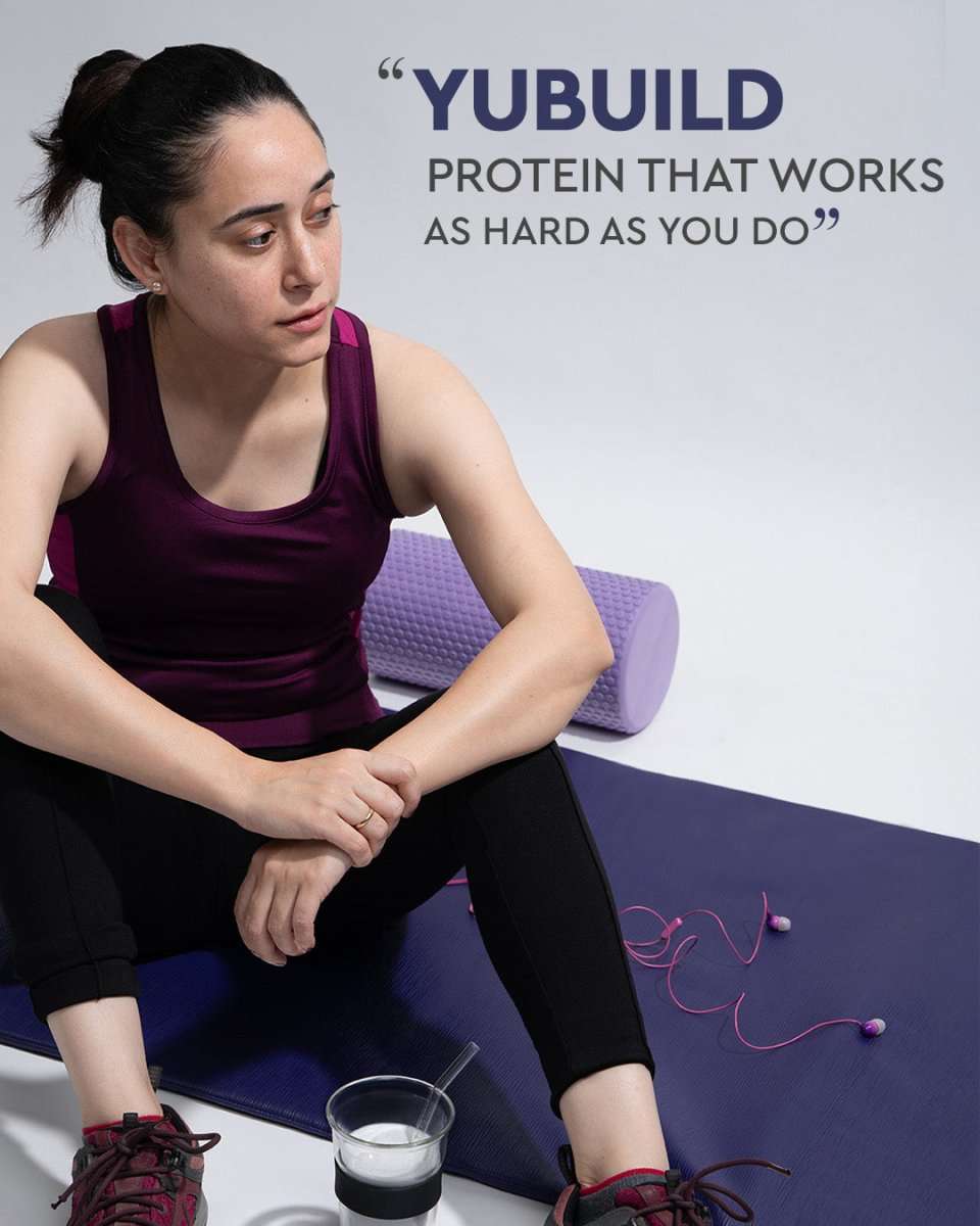 YuBuild | Whey Protein Blend with Collagen | Blueberry Flavour (350g) - YuGap Wellness